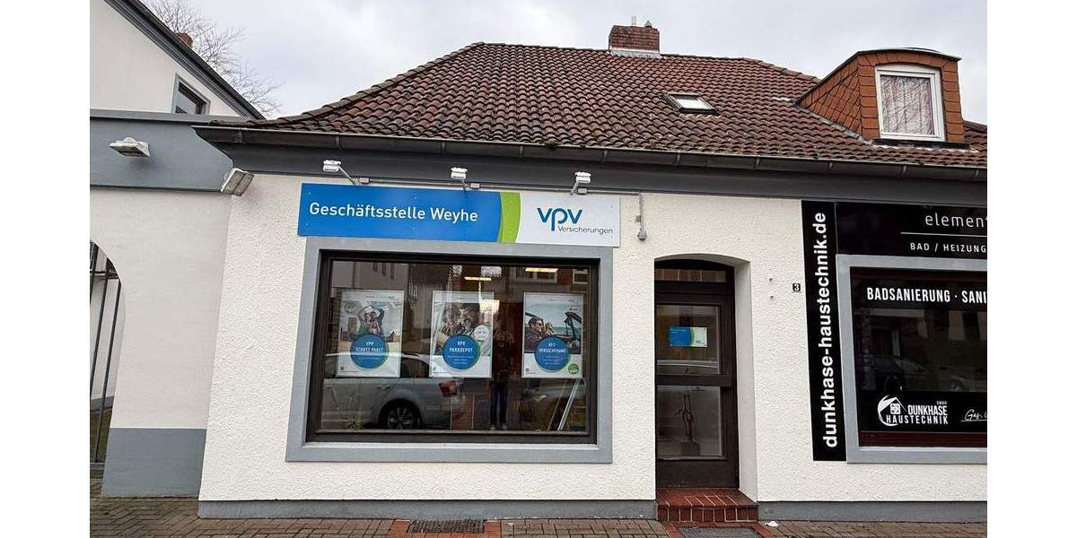 Gewerbeobjekt Weyhe Kirchweyhe - 1 Zimmer, 48 m&sup2;, 450&euro; | Angebot:25682680