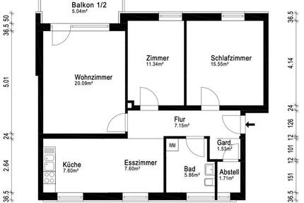 Wohnung Schwabmünchen - 3 Zimmer, 77 m&sup2;, 1.300&euro; | Angebot:25293602