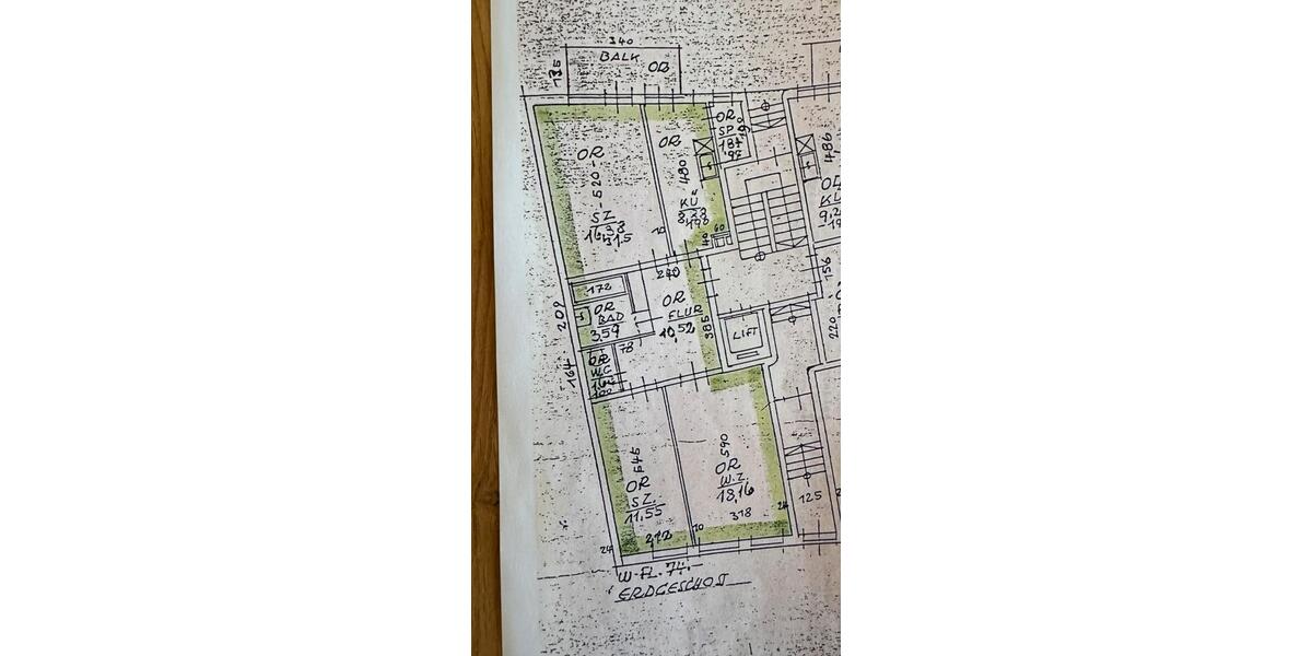 Erdgeschoßwohnung Bamberg Gärtnerstadt - 3 Zimmer, 74 m&sup2;, 1.100&euro; | Angebot:25407927