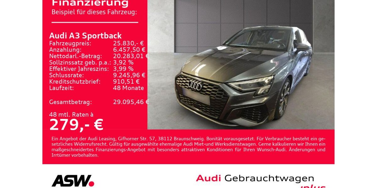 Audi A3 55.300 km 25.830 &euro; Heilbronn 74074