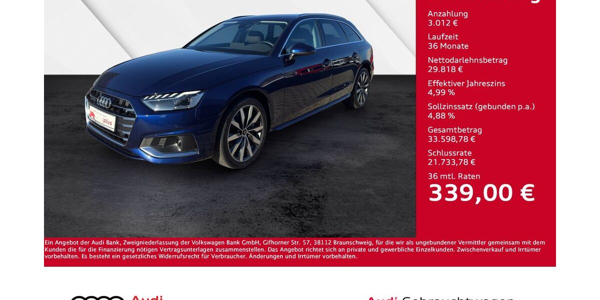 Audi A4 52.688 km 32.830 &euro; Giessen 35394