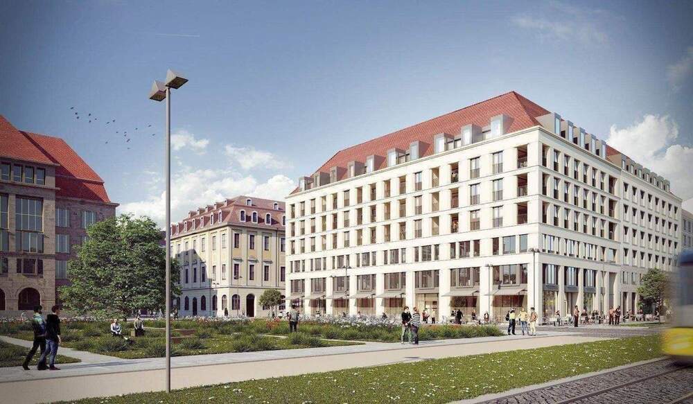 Etagenwohnung Dresden Innere Altstadt - 3 Zimmer, 90 m&sup2;, 1.586&euro; | Angebot:26804147