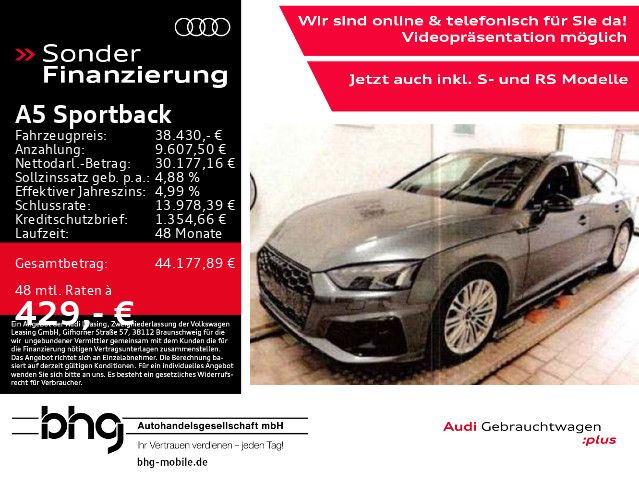 Audi A5 52.917 km 38.430 &euro; Rottweil 78628