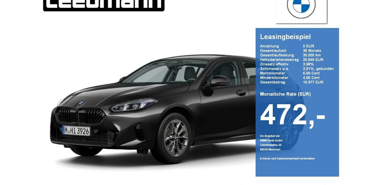 BMW 120 18.909 km 31.949 &euro; Deggendorf 94469