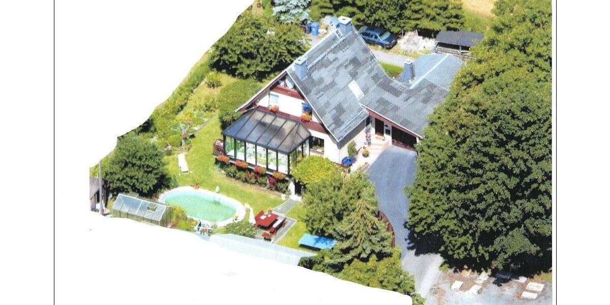 Schönes Einfamilienhaus mit Wintergarten, Salzwasserpool, Blockheizkraftwerk usw. - Einfamilienhaus Saalburg-Ebersdorf Ebersdorf | Angebot:23713363