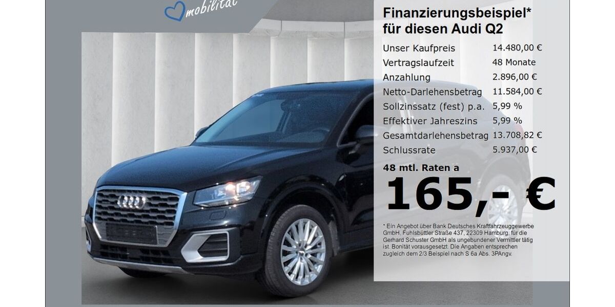 Audi Q2 170.933 km 14.180 &euro; Ruhstorf 94099
