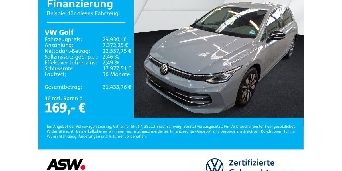 VW Golf 23.990 km 29.930 € Bad Rappenau 74906