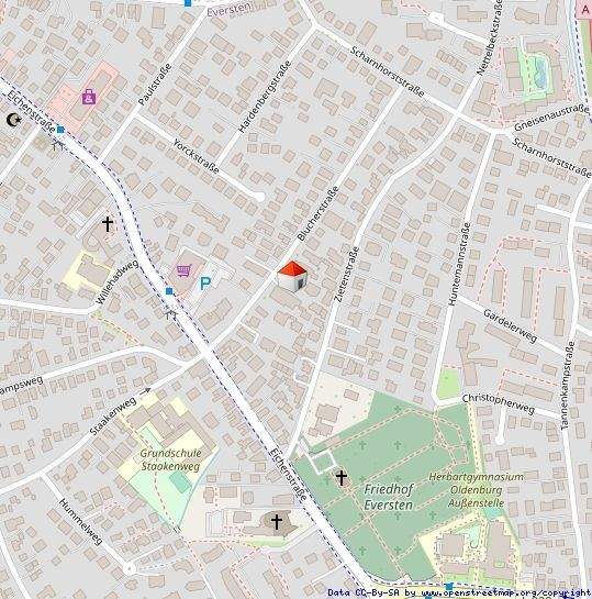 Etagenwohnung Oldenburg Eversten - 3 Zimmer, 79 m&sup2;, 770&euro; | Angebot:25426068