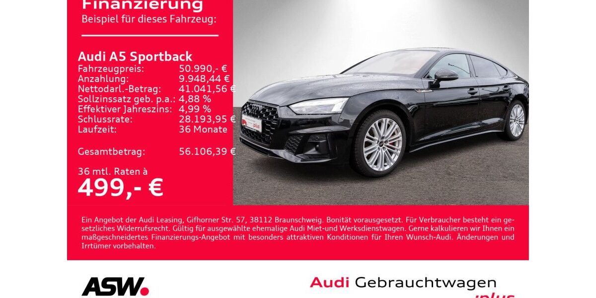 Audi A5 22.100 km 50.990 &euro; Heilbronn 74074