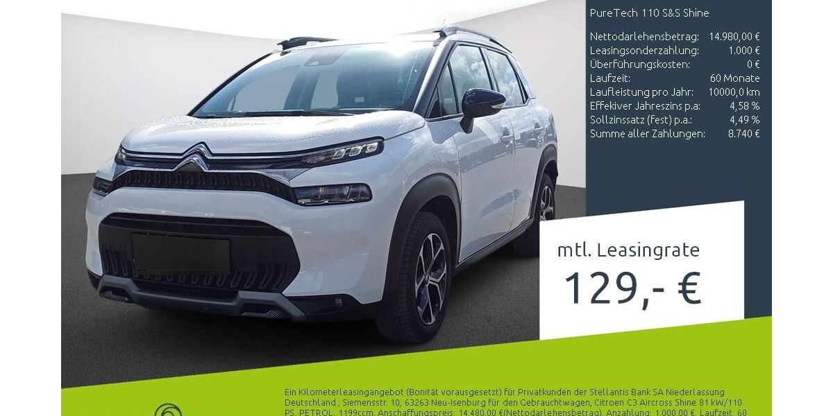 Citroen C3 Aircross 19.201 km 14.250 &euro; Borken 46325