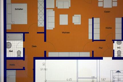 3 Zimmer Wohnung 80 qm ab 1.9.25