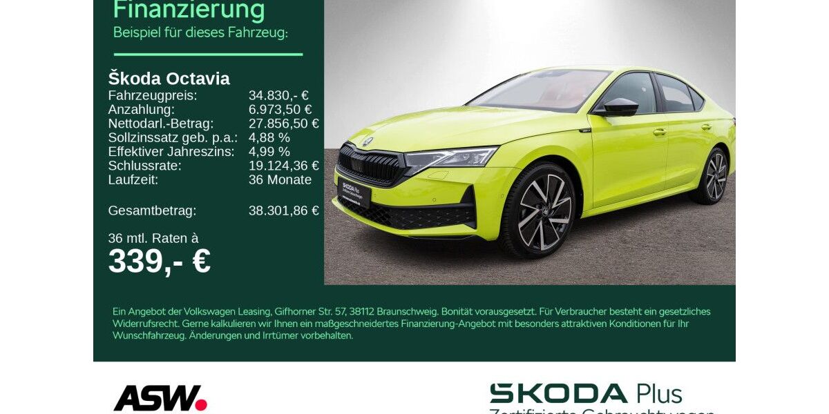 Skoda Octavia 20.300 km 34.830 &euro; Bad Rappenau 74906