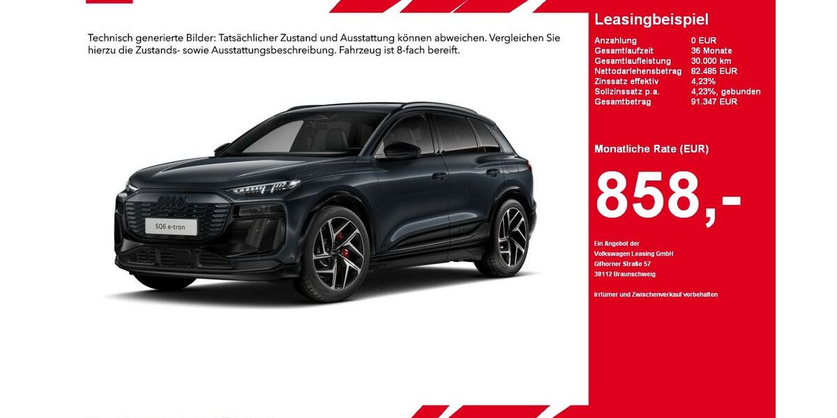 Audi SQ6 e-tron 13.683 km 82.485 &euro; Gütersloh 33334