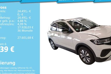 VW T-Cross 9.213 km 23.992 &euro; Mannheim 68309