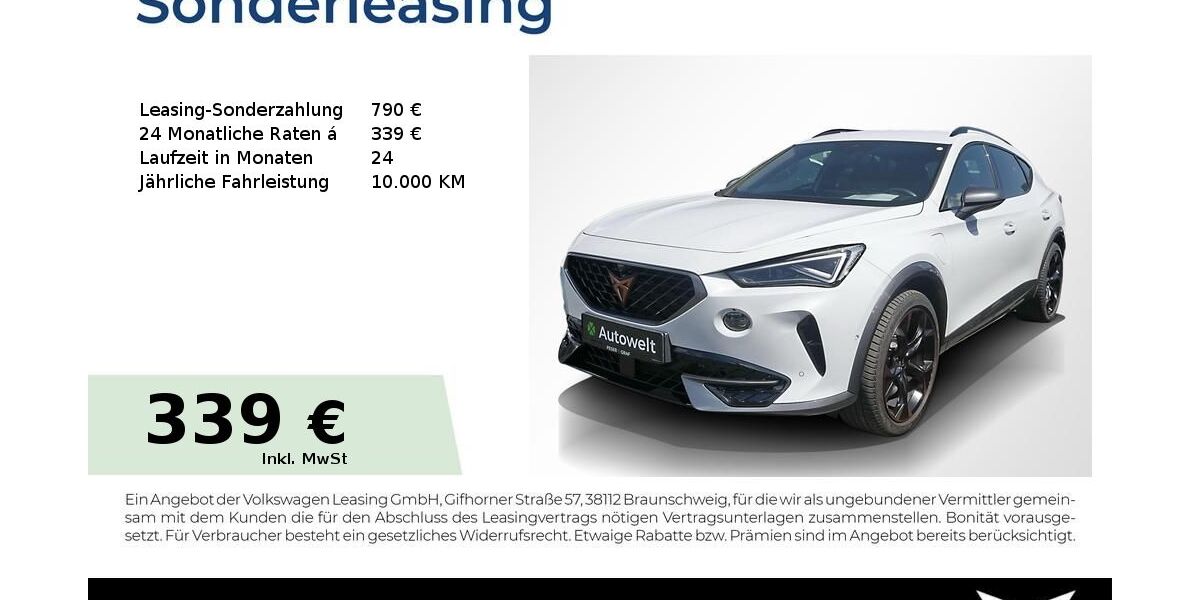 Cupra Formentor 24.850 km 28.950 &euro; Lauf an der Pegnitz 91207