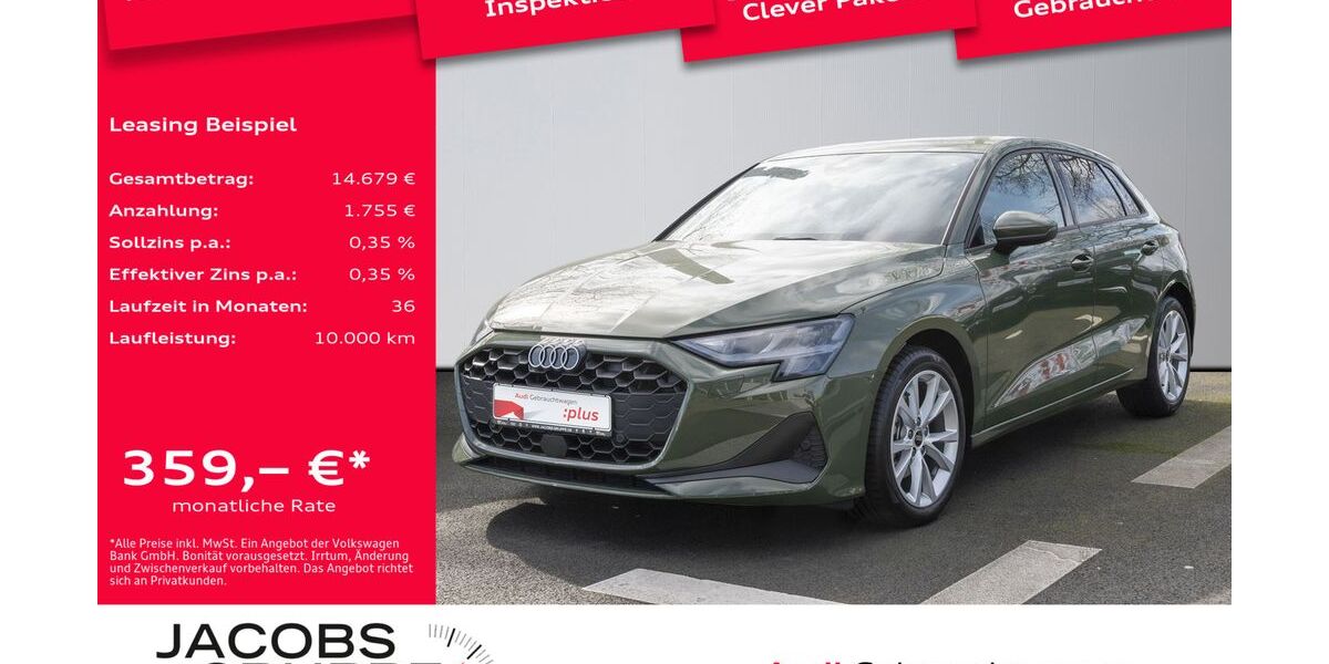 Audi A3 6.292 km 29.980 &euro; Heinsberg 52525