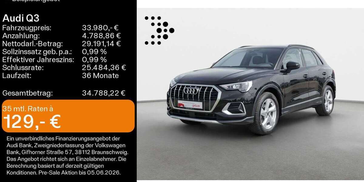 Audi Q3 14.052 km 33.980 &euro; Haßfurt 97437