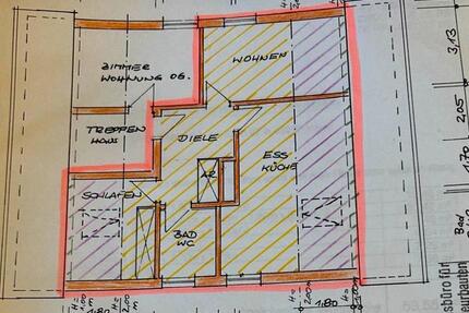 Wohnung Hünxe - 2 Zimmer, 54 m&sup2;, 350&euro; | Angebot:25017072