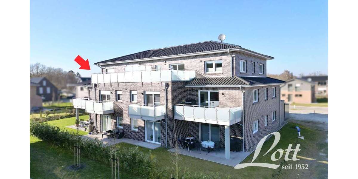 Etagenwohnung Apen / Augustfehn Augustfehn - 3 Zimmer, 65 m&sup2;, 650&euro; | Angebot:25402716