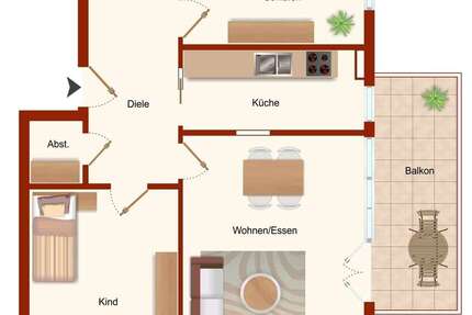 Wohnung zum Mieten in Haar Gronsdorf 1.530 € 85 m² 3 zimmer