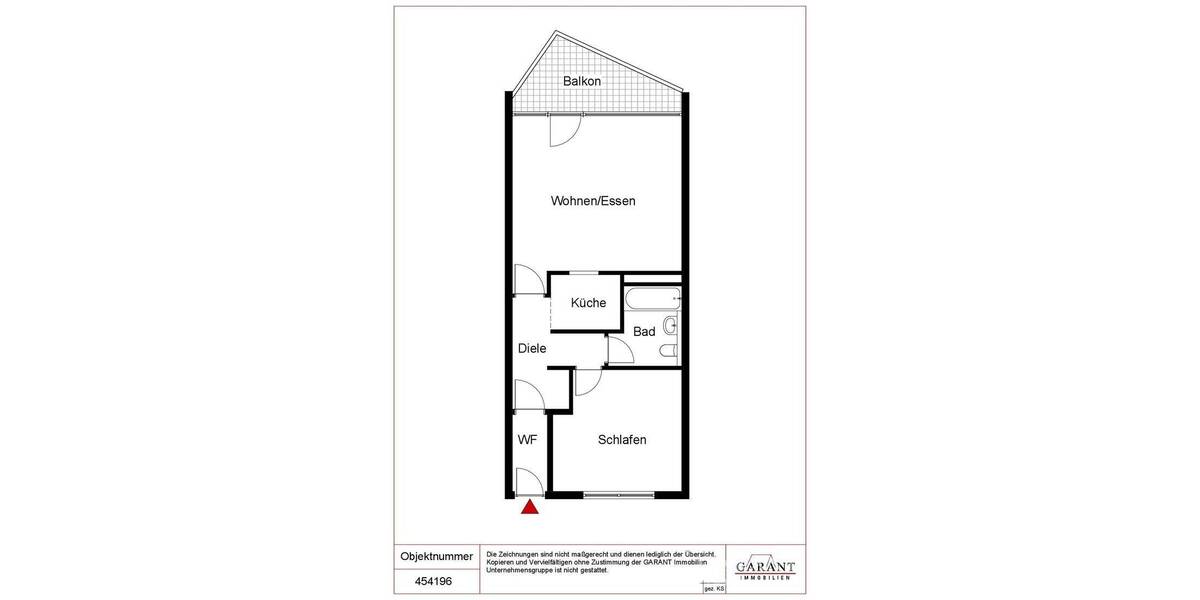 Etagenwohnung Altensteig Wart - 2 Zimmer, 52 m&sup2;, 119.000&euro; | Angebot:25707711