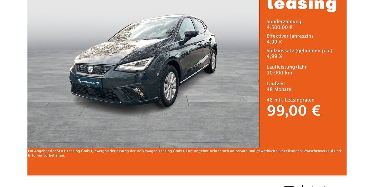 Seat Ibiza 1.990 km 21.360 &euro; Dortmund 44269