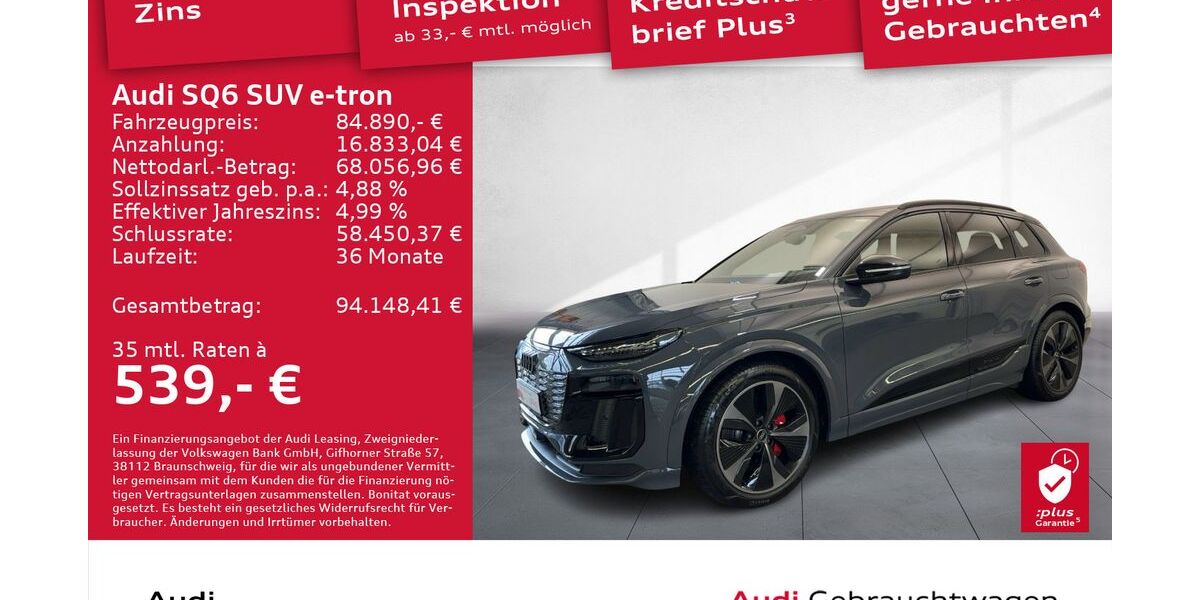 Audi SQ6 e-tron 9.553 km 84.890 &euro; Dresden 01169