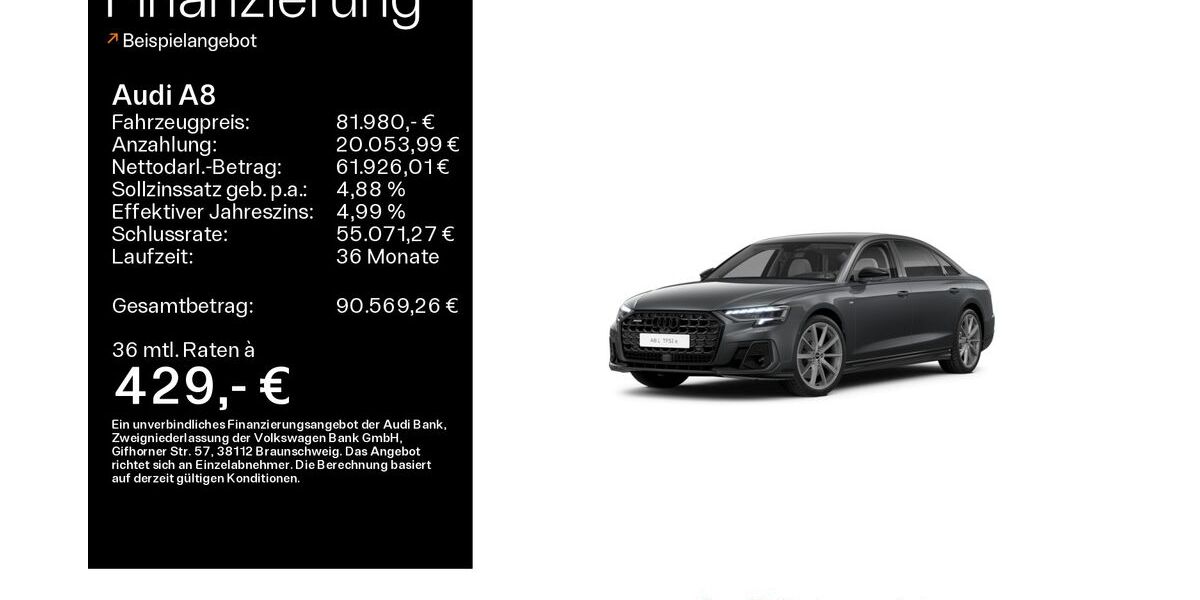 Audi A8 25.596 km 79.970 &euro; Haßfurt 97437