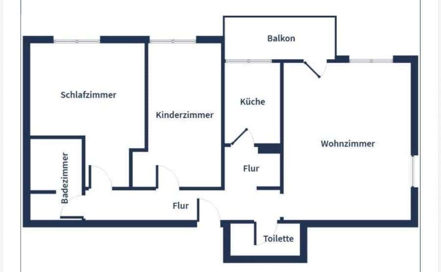 Etagenwohnung Plochingen Lettenäcker - 3 Zimmer, 76 m&sup2;, 950&euro; | Angebot:26429740