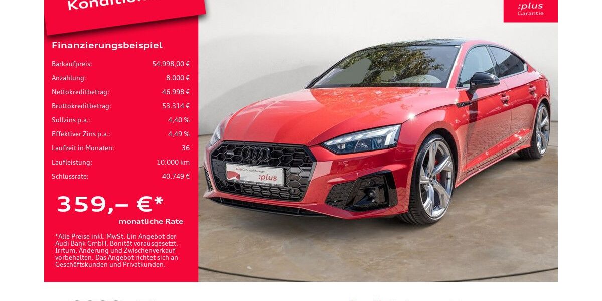 Audi A5 2.965 km 52.490 &euro; Potsdam 14482
