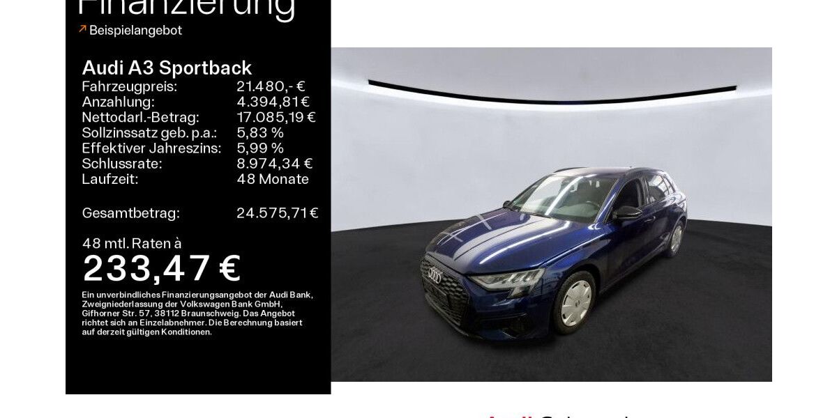 Audi A3 47.316 km 21.480 &euro; Coburg 96450