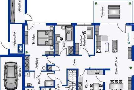 Wohnung zum Mieten in Esens 1.200 € 127 m² 4 zimmer