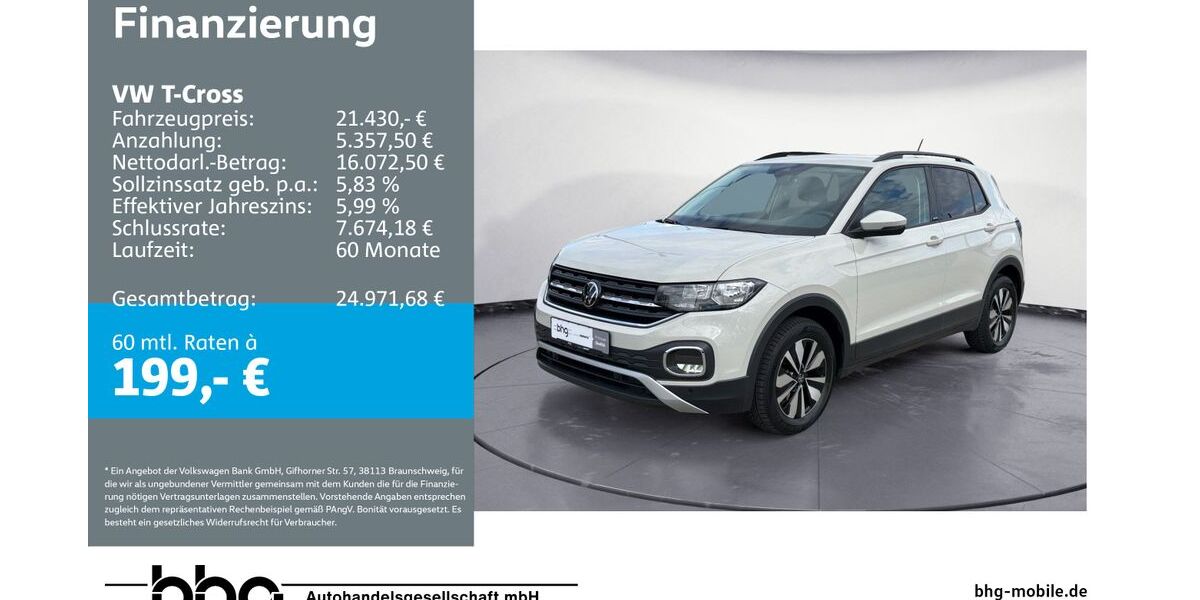VW T-Cross 20.690 km 21.430 &euro; Balingen 72336