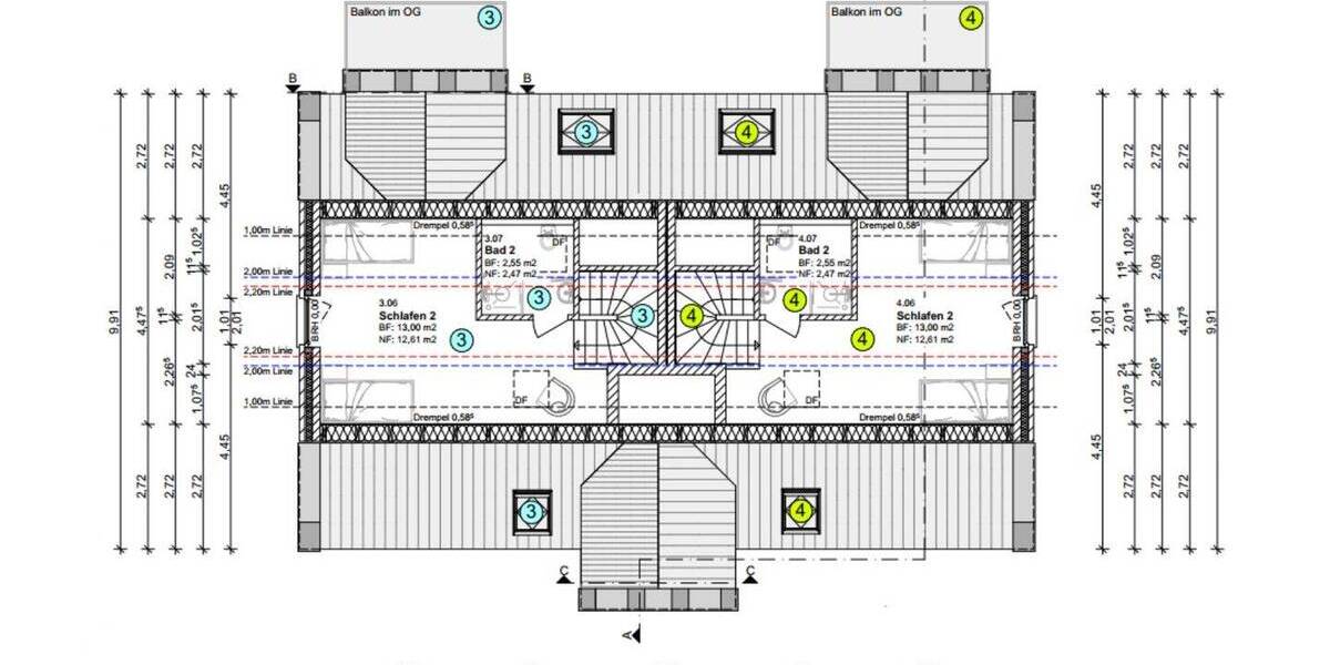 Etagenwohnung Norden Norddeich - 3 Zimmer, 68 m&sup2;, 379.000&euro; | Angebot:26570684