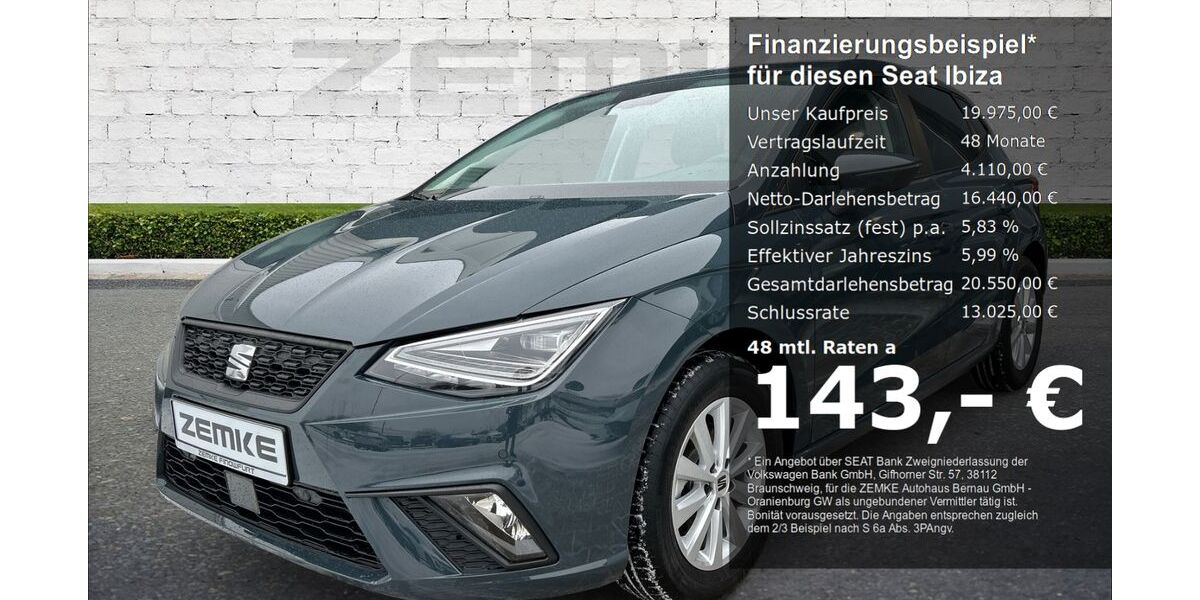 Seat Ibiza 10.926 km 19.475 &euro; Oranienburg 16515