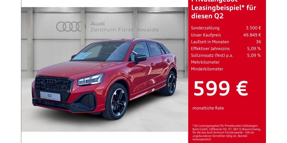 Audi Q2 1.500 km 49.849 &euro; Fürstenwalde 15517