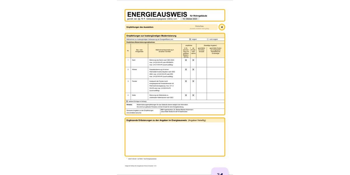 Etagenwohnung Heusweiler - 3 Zimmer, 95 m&sup2;, 149.000&euro; | Angebot:26444177