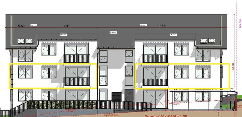 Etagenwohnung Wangen im Allgäu - 3.5 Zimmer, 69 m&sup2;, 690&euro; | Angebot:26381394