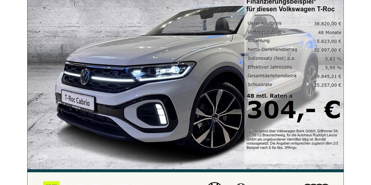 VW T-Roc 6.500 km 38.820 &euro; Leuna 06237