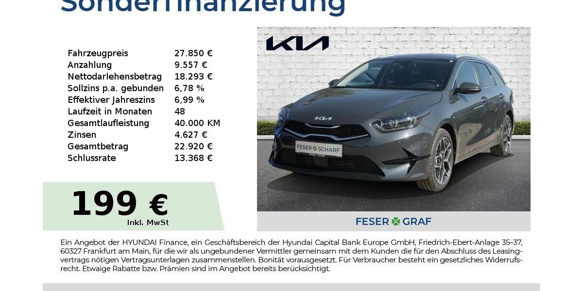 Kia ceed Sportswagon 5.950 km 27.850 &euro; Nürnberg 90425