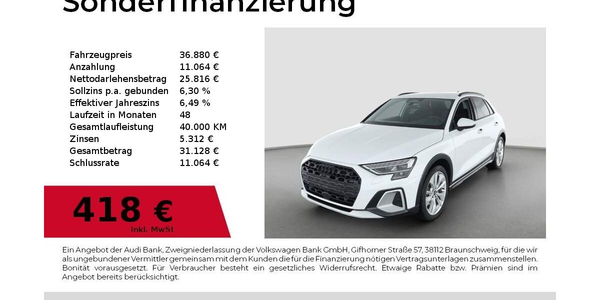 Audi A3 4.830 km 36.880 &euro; Nürnberg 90411