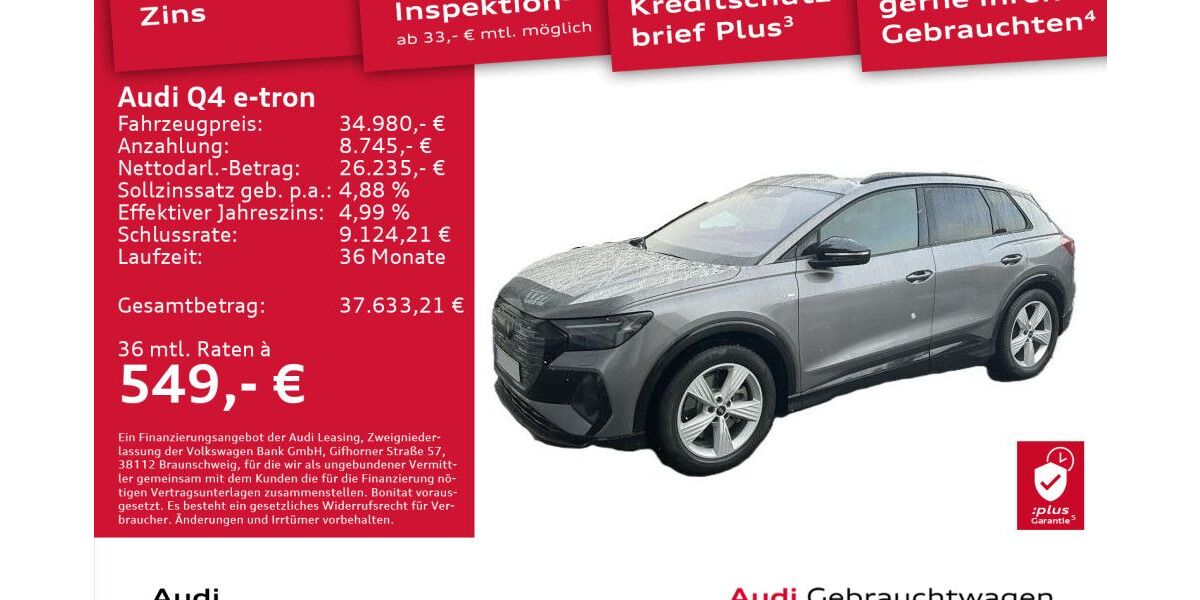 Audi Q4 e-tron 85.438 km 34.980 &euro; Dresden 01169
