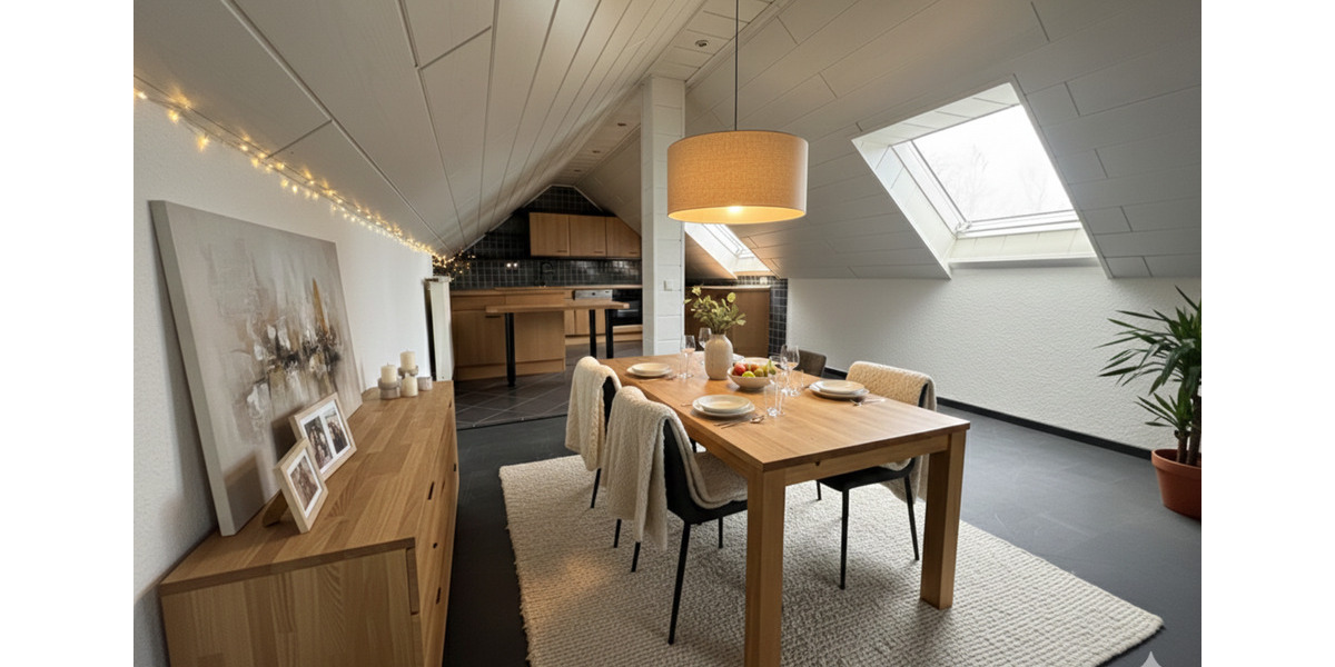 Dachgeschoßwohnung Delbrück - 5 Zimmer, 155 m&sup2;, 1.200&euro; | Angebot:25433333