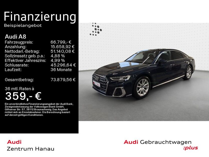 Audi A8 29.400 km 66.799 € Hanau 63452