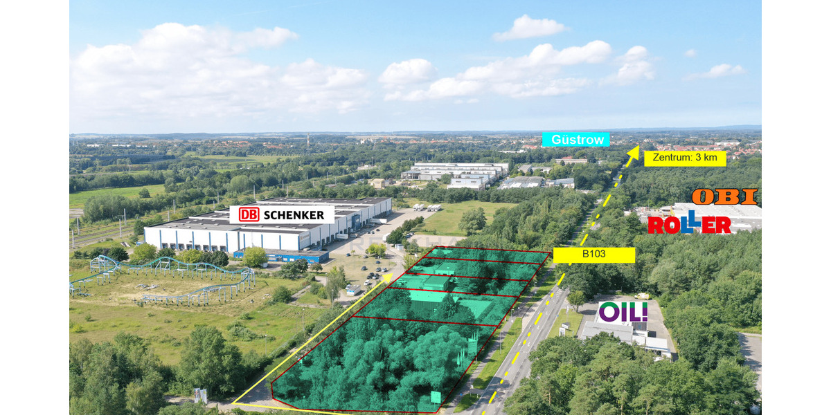 Gewerbeobjekt Güstrow Dettmannsdorf - 7 Zimmer, 336 m&sup2;, 299.000&euro; | Angebot:25729157