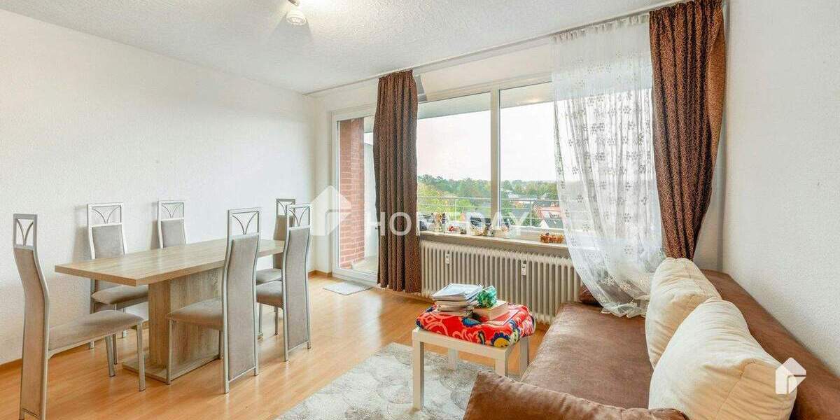 Klein aber fein! 1-Zimmer-Wohnung mit Balkon und Duschbad in Bad Bramstedt 1 zimmer
