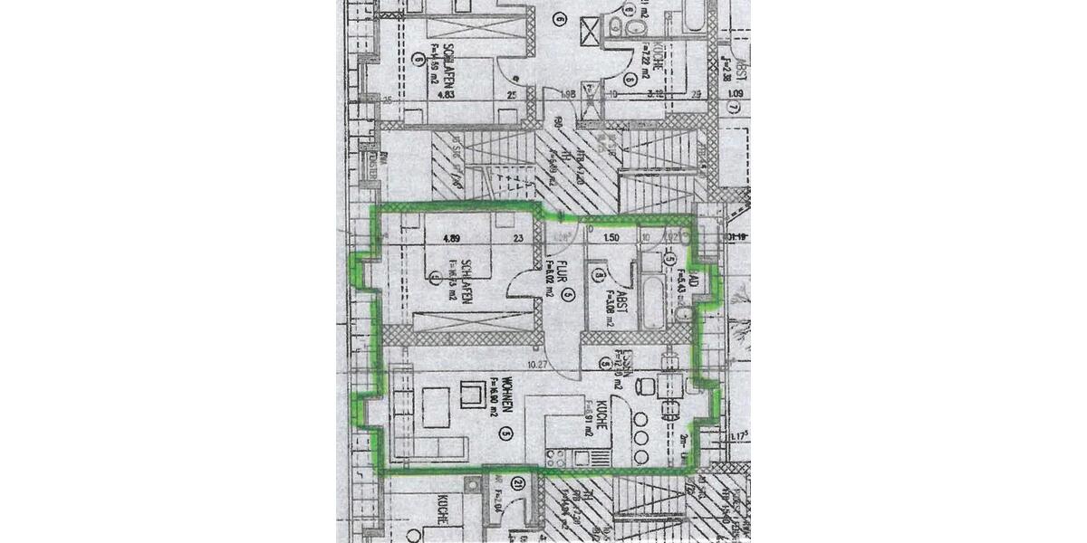 Etagenwohnung Delitzsch - 2 Zimmer, 65 m&sup2;, 460&euro; | Angebot:24956184