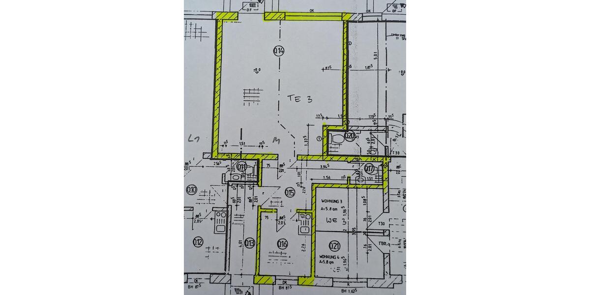 Etagenwohnung Rathenow - 2 Zimmer, 51 m&sup2;, 500&euro; | Angebot:25236227