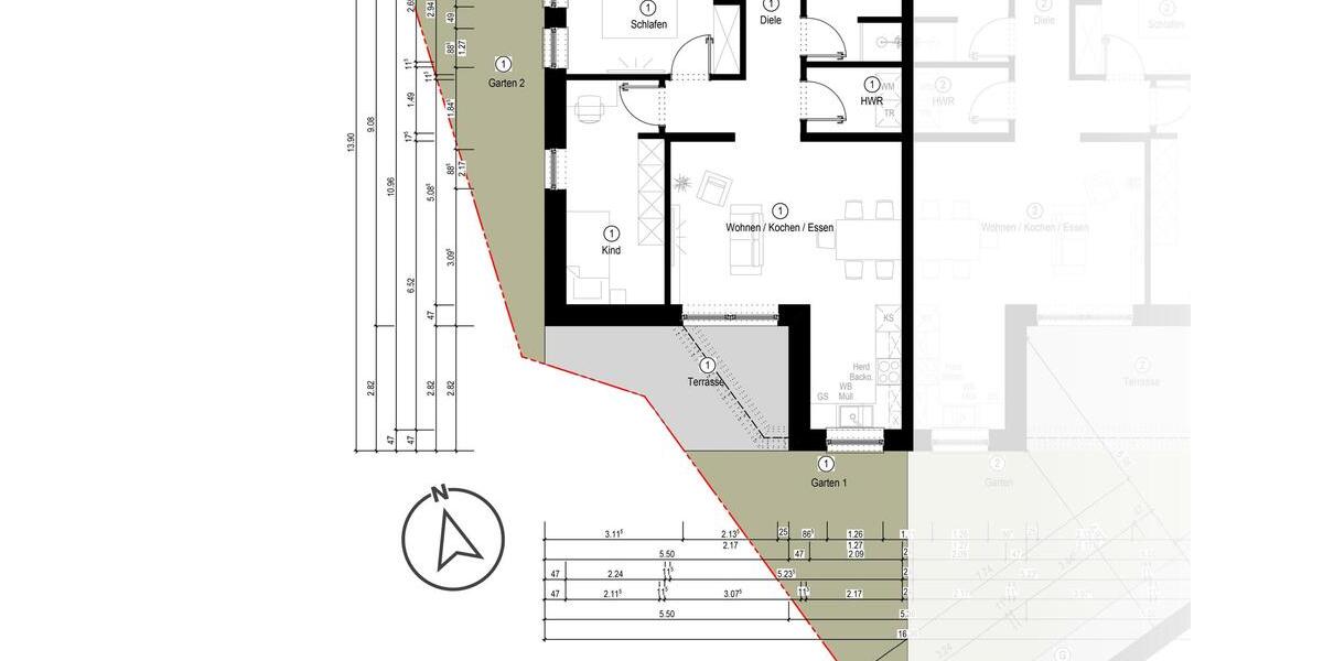 Erdgeschoßwohnung Lathen - 3 Zimmer, 70 m&sup2;, 810&euro; | Angebot:26668726