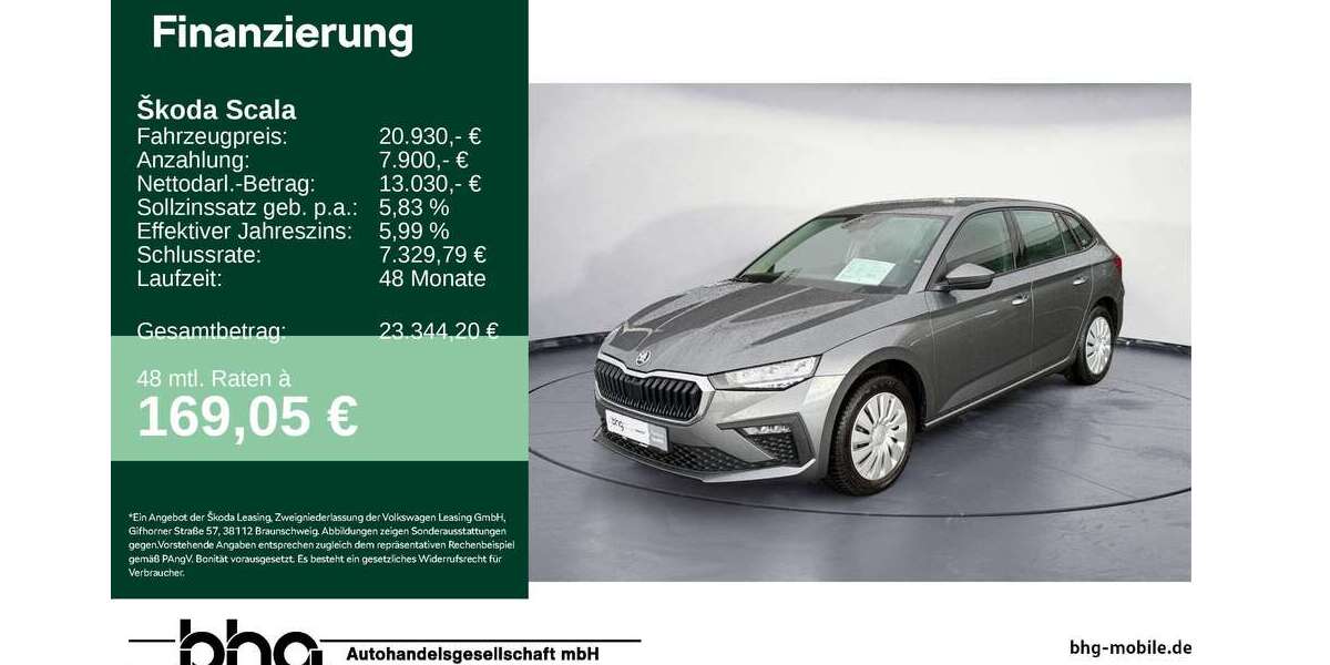 Skoda Scala 14.832 km 20.930 &euro; Mössingen 72116